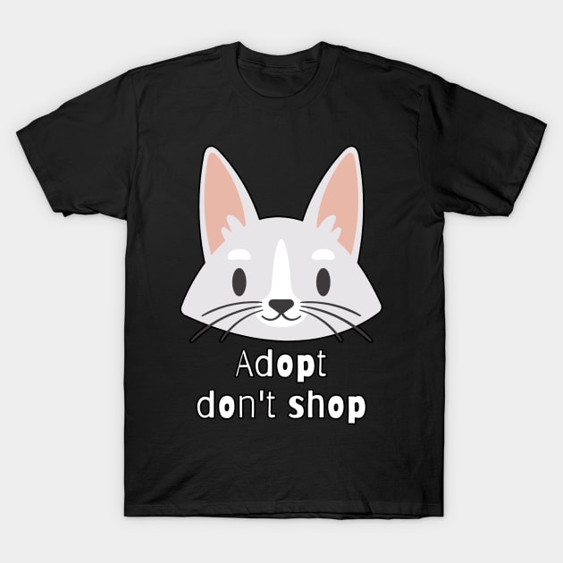 Adopt Don't Shop Kitten T-Shirt by applebubble